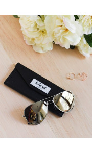 AVIATOR SILVER MIRROR SUNNIES