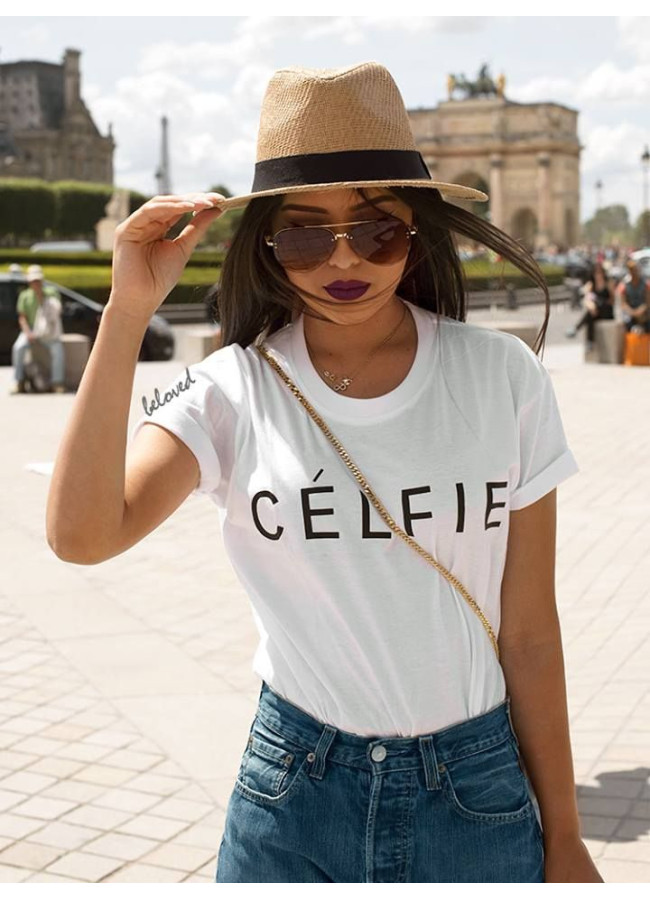 CELFIE WHITE TSHIRT