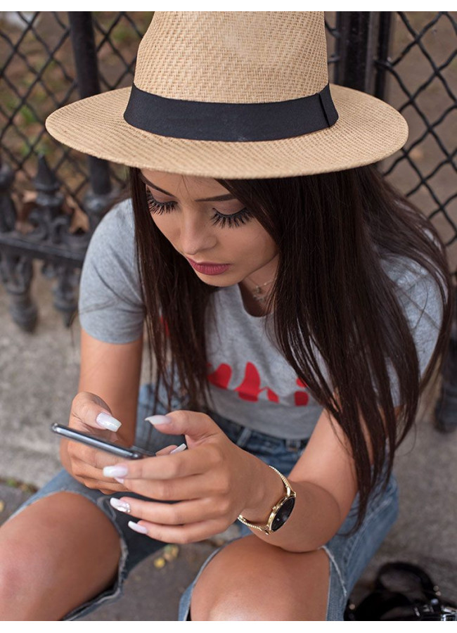 STRAW SUMMER HAT (2 COLOURS)