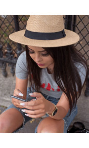 STRAW SUMMER HAT (2 COLOURS)