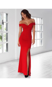 GILDA RED MAXI DRESS