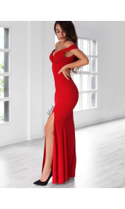 GILDA RED MAXI DRESS