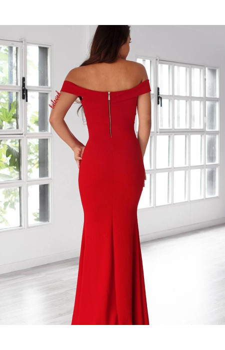 GILDA RED MAXI DRESS