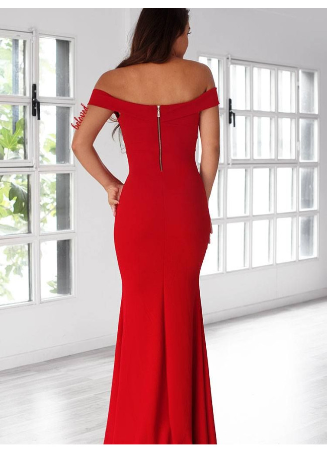 GILDA RED MAXI DRESS