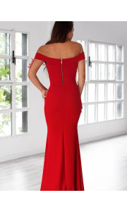 GILDA RED MAXI DRESS
