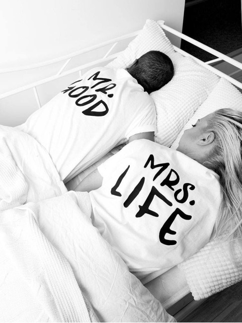 MR GOOD & MRS LIFE TSHIRT set