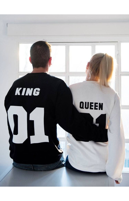 KING 01 & QUEEN 01 SWEATSHIRT set