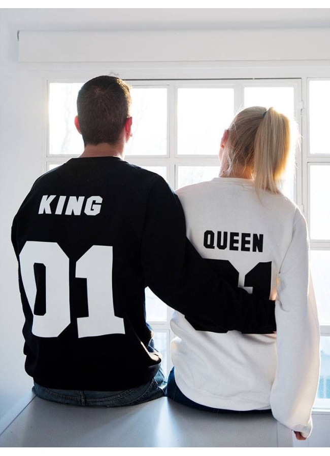 KING 01 & QUEEN 01 SWEATSHIRT set