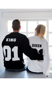 KING 01 & QUEEN 01 SWEATSHIRT set