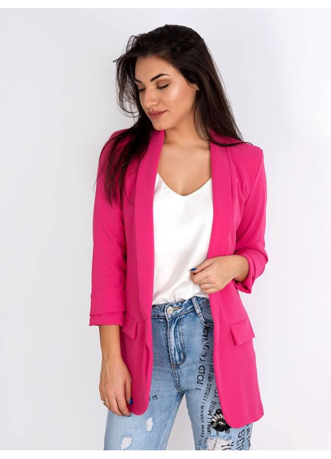 KRISTIA FUSCIA BLAZER