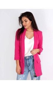 KRISTIA FUSCIA BLAZER