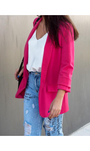 KRISTIA FUSCIA BLAZER