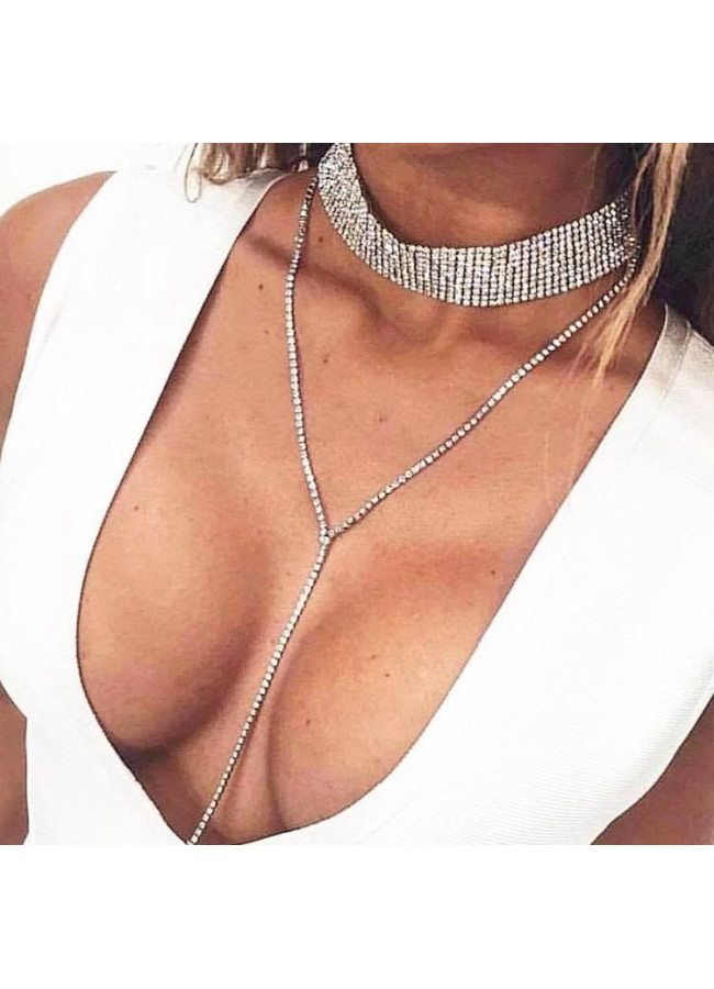 CHUNKY STRASS CHOKER