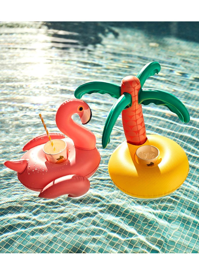 INFLATABLE DRINK HOLDER TROPICAL