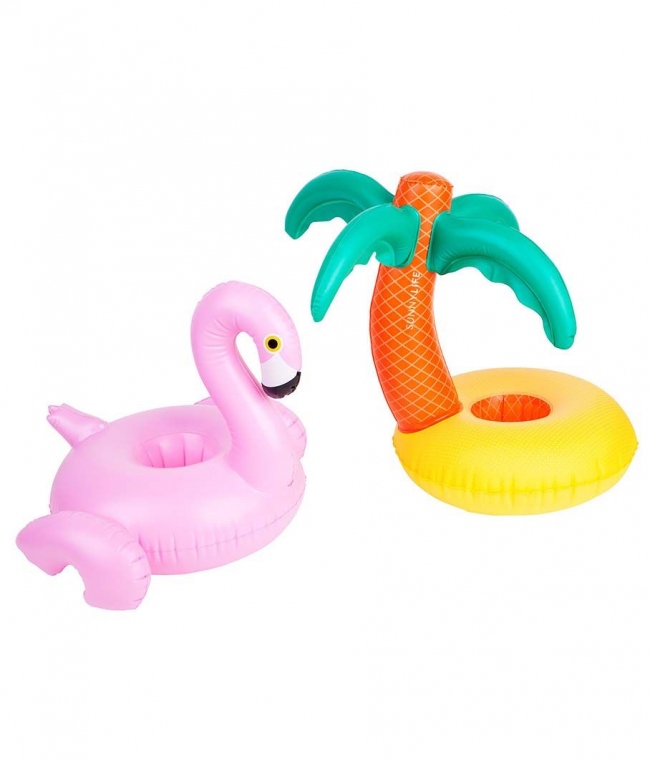 INFLATABLE DRINK HOLDER TROPICAL