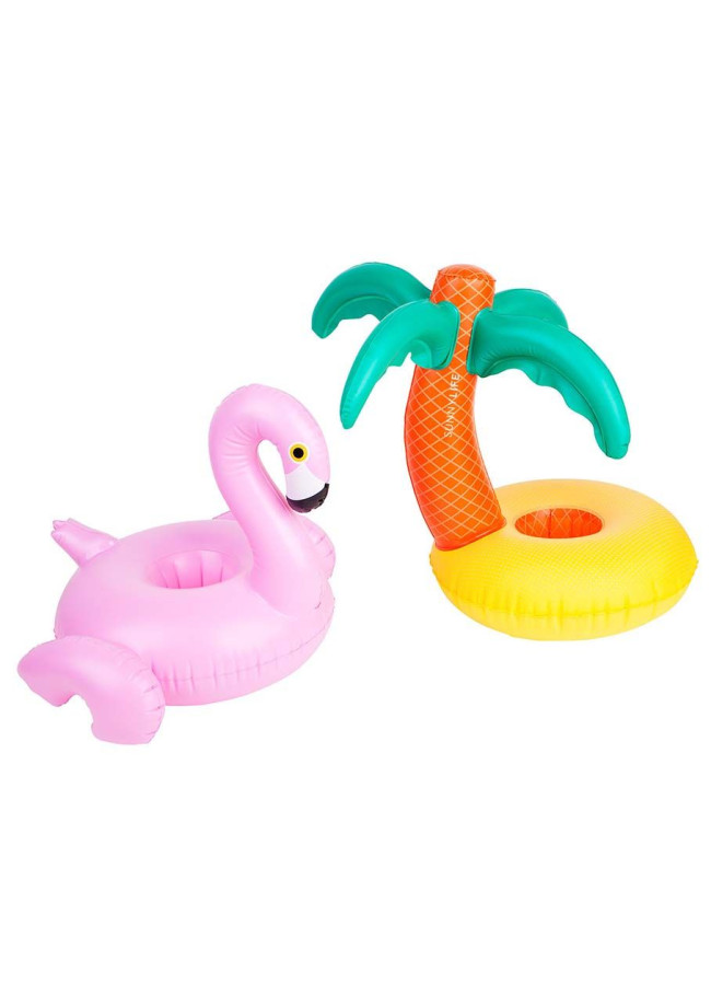 INFLATABLE DRINK HOLDER TROPICAL