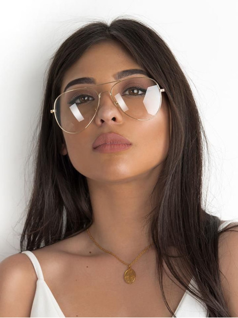 CLEAR GOLD AVIATOR