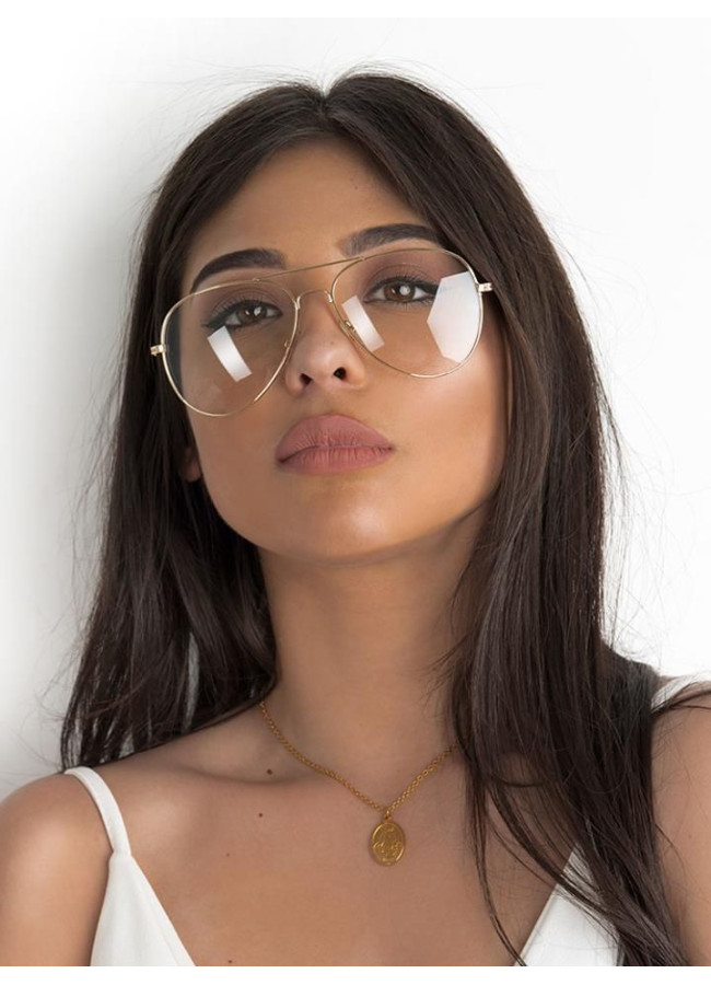 CLEAR GOLD AVIATOR