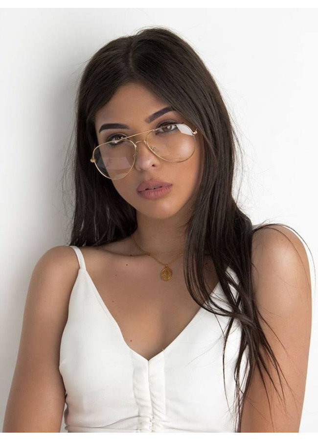 CLEAR GOLD AVIATOR