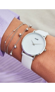 CLUSE MINUIT LA PERLE SILVER & PEARL WHITE