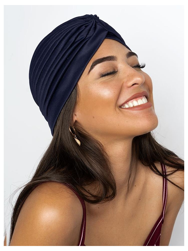 IVY DARK BLUE TURBAN