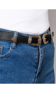 JET GOLD DOUBLE BUCKLE BELT