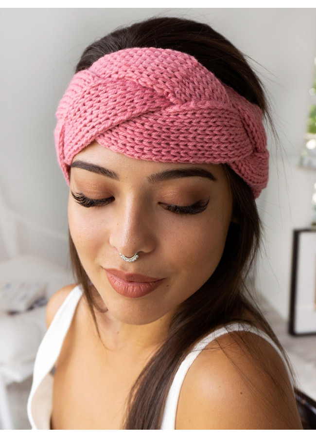 BRAID PINK HEADBAND