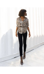 EVA SNAKE PRINT SHIRT