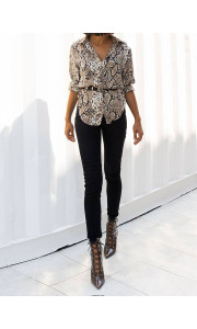 EVA SNAKE PRINT SHIRT
