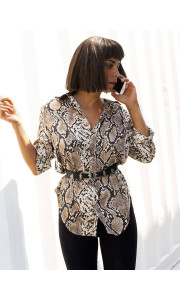 EVA SNAKE PRINT SHIRT