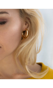 ALESSANDRA BOLD HOOP EARRINGS