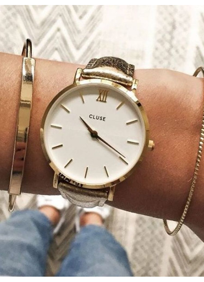 CLUSE GOLD STRAP 18 MM