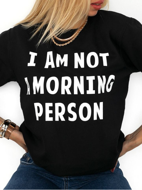 MORNING PERSON BLACK
