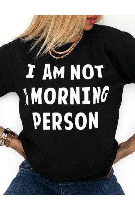 MORNING PERSON BLACK