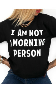 MORNING PERSON BLACK