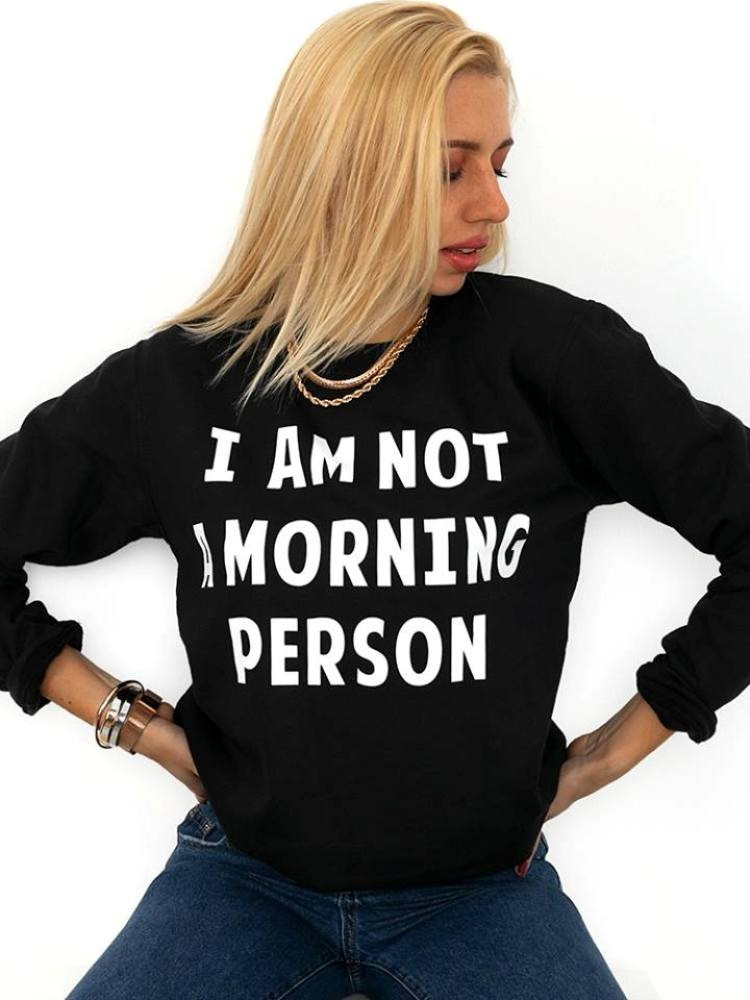 MORNING PERSON BLACK