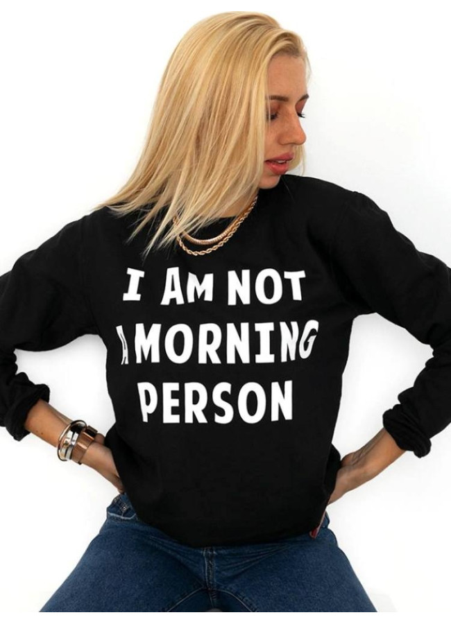 MORNING PERSON BLACK