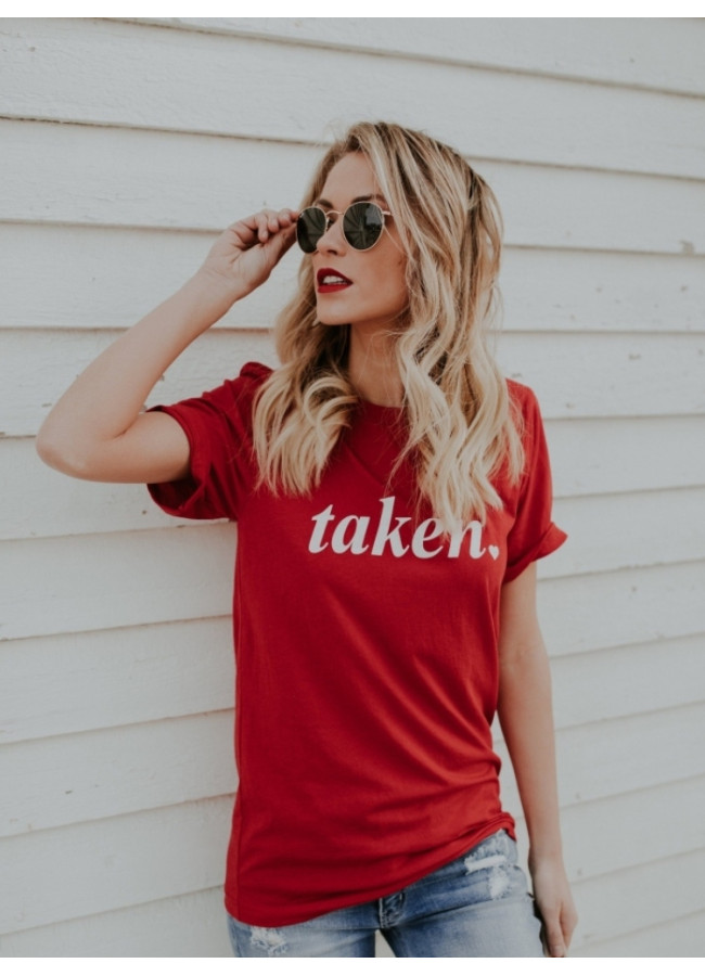 TAKEN RED T-SHIRT