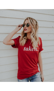 TAKEN RED T-SHIRT