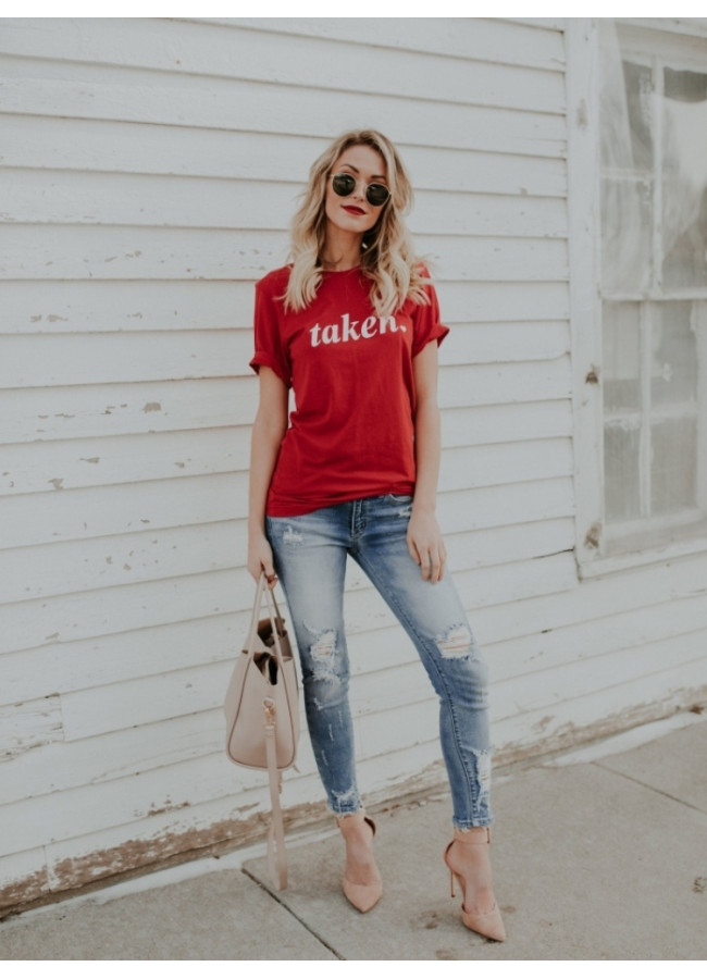 TAKEN RED T-SHIRT