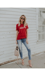 TAKEN RED T-SHIRT