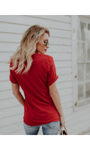 TAKEN RED T-SHIRT