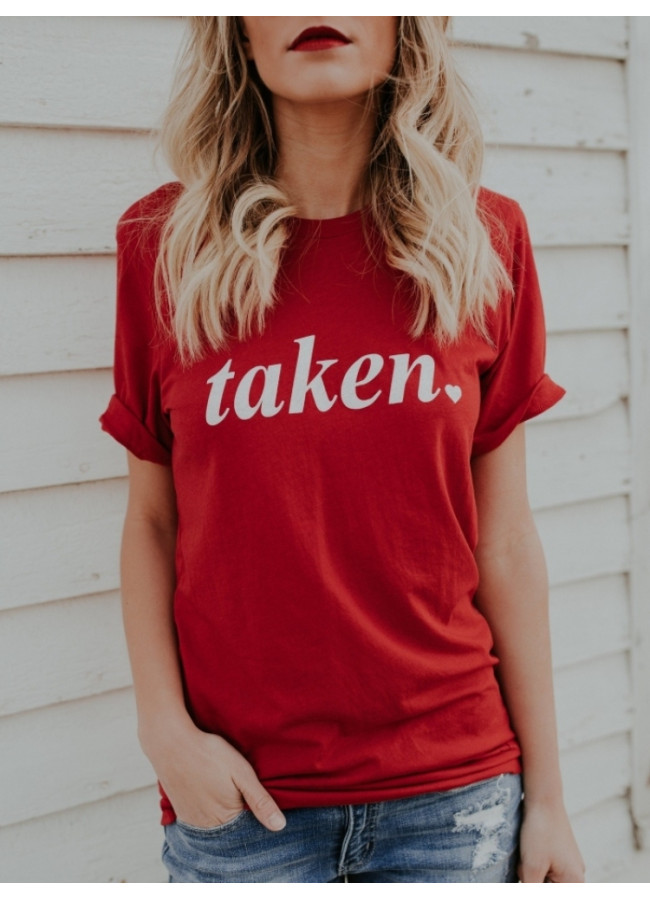 TAKEN RED T-SHIRT
