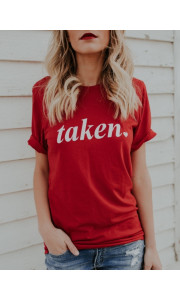 TAKEN RED T-SHIRT