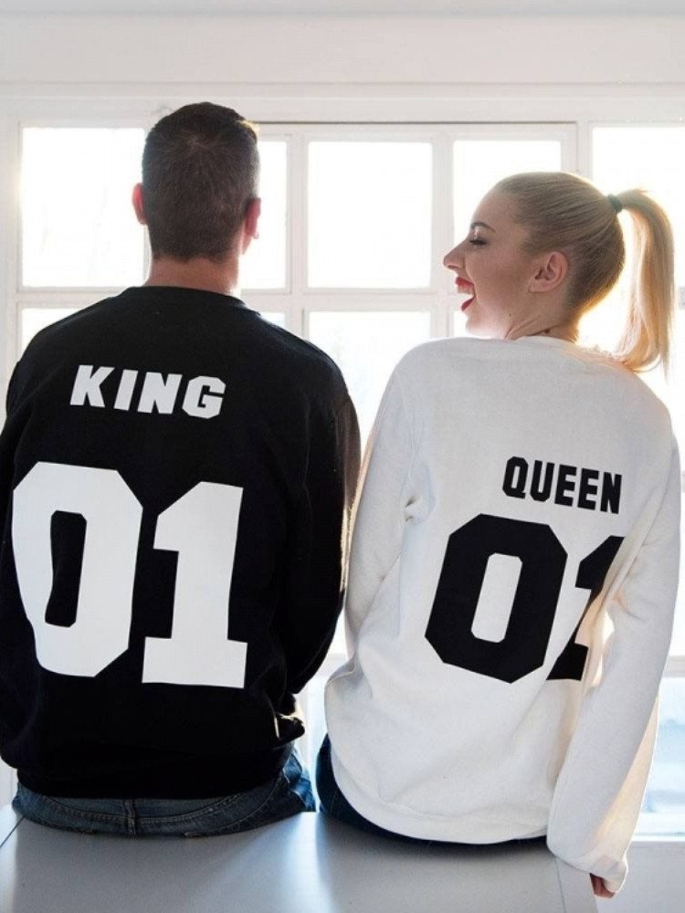 KING 01 & QUEEN 01 SWEATSHIRT set