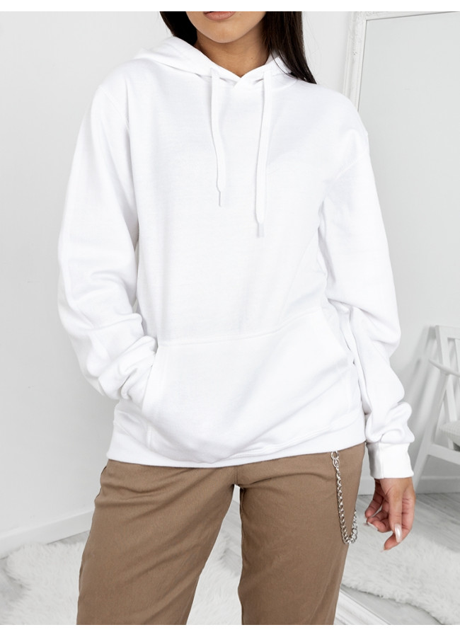 THE BASIC WHITE HOODIE