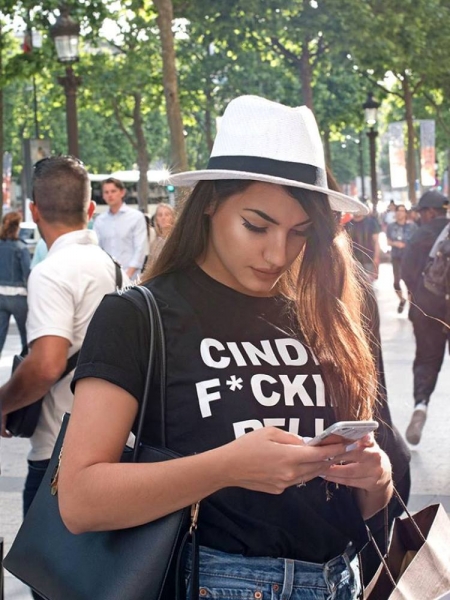 F* CINDERELLA BLACK T-SHIRT