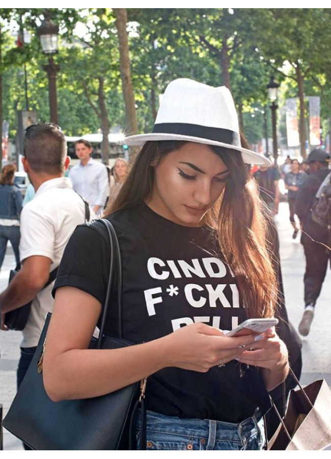 F* CINDERELLA BLACK T-SHIRT