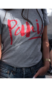 PARIS GREY WITH RED TSHIRT