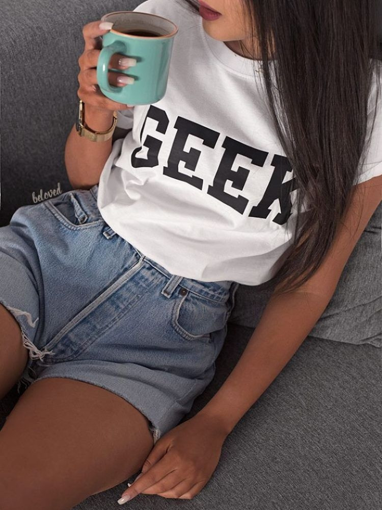 GEEK WHITE TSHIRT